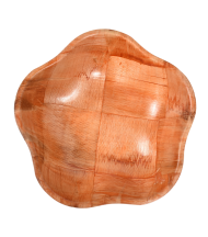 Salatiera din bambus floare 15x4cm 26211