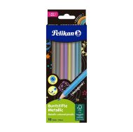 Creioane color metal. Hexagon. Set 10 cul. Vf3mm 701235