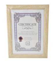 Rama a4 pentru diploma din plastic - natural 3843314