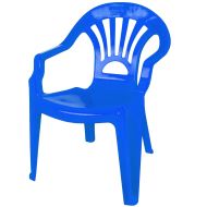 Scaunel din plastic albastru 40x35x54.5cm 16018-3