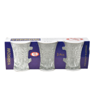Set 3 cani din sticla yarrow 200 ml