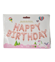 Set litere din aluminiu happy birthday