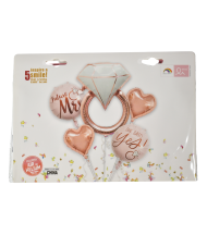 Set 5 baloane pentru petrecerea burlacitelor 360-27