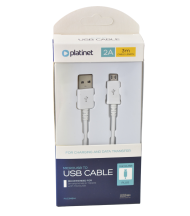 Platinet cablu usb-micro usb 3m puc3mbw