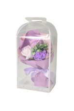 Aranjament floral din flori de sapun r41