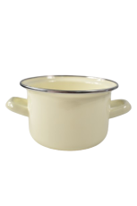 Eo-oala emailata 14cm 1.25l crem 35037